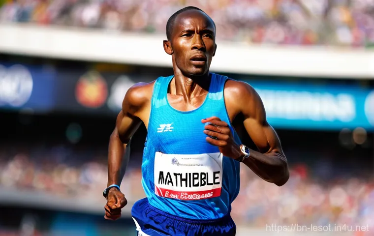 레소토에서 가장 인기 있는 스포츠 선수 - **Prompt:** A young, determined boy (representing a young Tsepo Mathibelle) running alone on a windi... 레소토에서 가장 인기 있는 스포츠 선수 - **Prompt:** A young, determined boy (representing a young Tsepo Mathibelle) running alone on a windi...