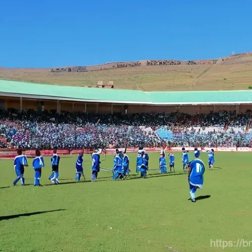 Home 26 레소토에서 유명한 축구 클럽 및 리그 - **Lesotho Premier League Match Day Excitement**
A vibrant, sun-drenched scene at a local Lesotho...