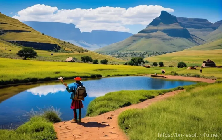 레소토의 경제 성장률 및 전망 - **Prompt:** "A realistic and heartwarming scene depicting agriculture in Lesotho. Focus on a group o... 레소토의 경제 성장률 및 전망 - **Prompt:** "A realistic and heartwarming scene depicting agriculture in Lesotho. Focus on a group o...
