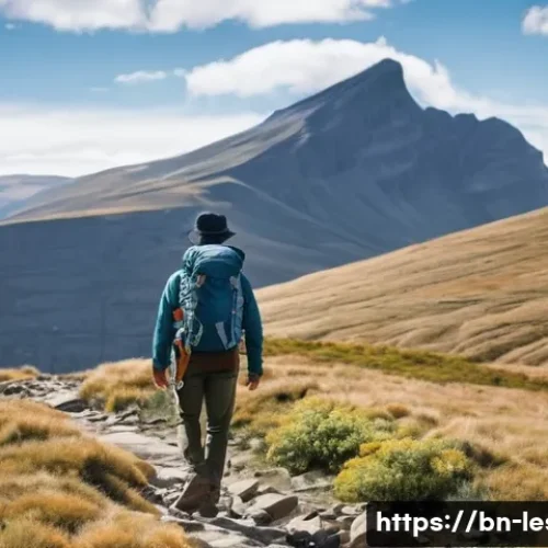 Home 11 레소토의 기후에 맞는 옷차림 - **"A solo traveler, appearing to be in their early 30s, stands on a rocky mountain path in Lesotho d...